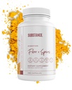 SUSTANCIA. - Especias de fibra de la naturaleza para el bienestar digestivo - Soportes Colon Cleanse - Formulado con Psyllium Husk, Flax Seed & Ginger - Suplemento de fibra dietética - Vegan-Friendly - 240 Cápsula