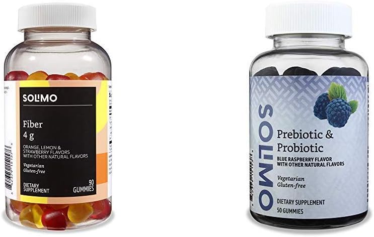 Amazon Basics Digestive Health and Probiotic Gummies (90 Cuenta)