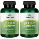 Complejo Tri-Fiber Swanson - Suplemento de Salud Digestivo Hecho con Psyllium, Bran de Avena, &amp; Apple Pectin - (100 cápsulas) (2 Pack)