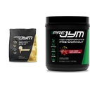PRO JYM 45 Servings - Tahitian Vanilla Bean &amp; PRE JYM 30 Servings - Cereza Negra