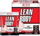 Labrada Lean Body MRP All-In-One Strawberry Meal Replacement Shake, 40g Protein, Whey Blend, 8g Healthy Fats " Fiber, 22 Vitaminas y Minerales , Sin color artificial, Gluten Free, (20 Packets)