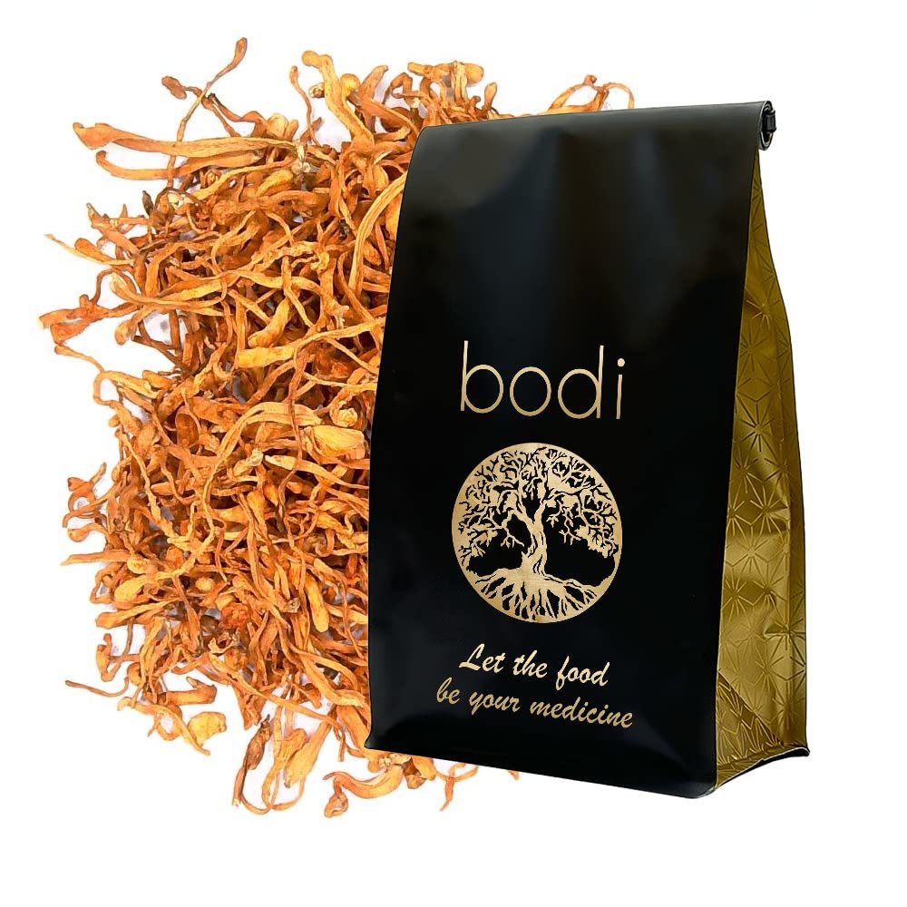 bodi : Cordyceps Mushroom Whole Dried  durable 4oz a 5lb ← 100% pura mano natural hecha (4 oz)
