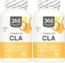 365 por Whole Foods Market, Tonalin Cla 1300Mg, 90 Softgels (Pack of 2)