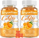 2 packCOQ10 Gummies - CoQ10 500mg + Omega-3 EPA/DHA + Magnesio Glycinate + Citrato Zinc, para apoyar la salud del corazón, la producción de energía, sistema inmunológico &amp; absorción mineral