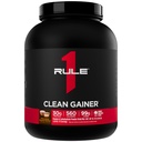 Regla 1 Ganador limpio - Fórmula de ganancia de alta proteína con 560 Calories, 30g de Proteína Full-Spectrum, Más de 90g Carbs, Bajo 6g de grasa (15 Servimientos, mantequilla de maní de chocolate)