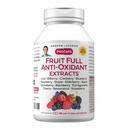 ANDREW LESSMAN Fruit Full Anti-Oxidant Extracts 60 Capsules - 14 Natural Fruit and Berry Extracts. Arándano, arándano, semillas de uva, granada, resveratrol y más. Fácil de intercambiar cápsulas