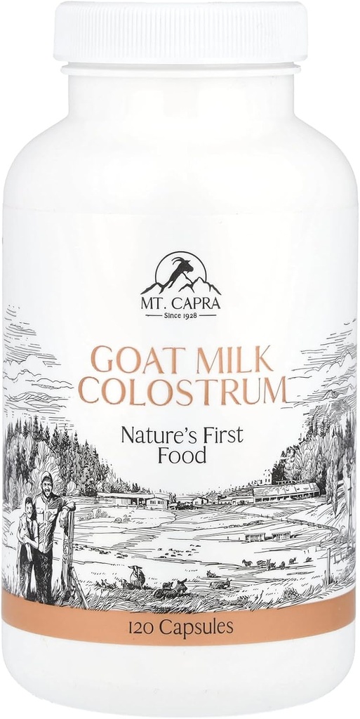 Capra Colostrum - 120 cápsulas por el monte Capra