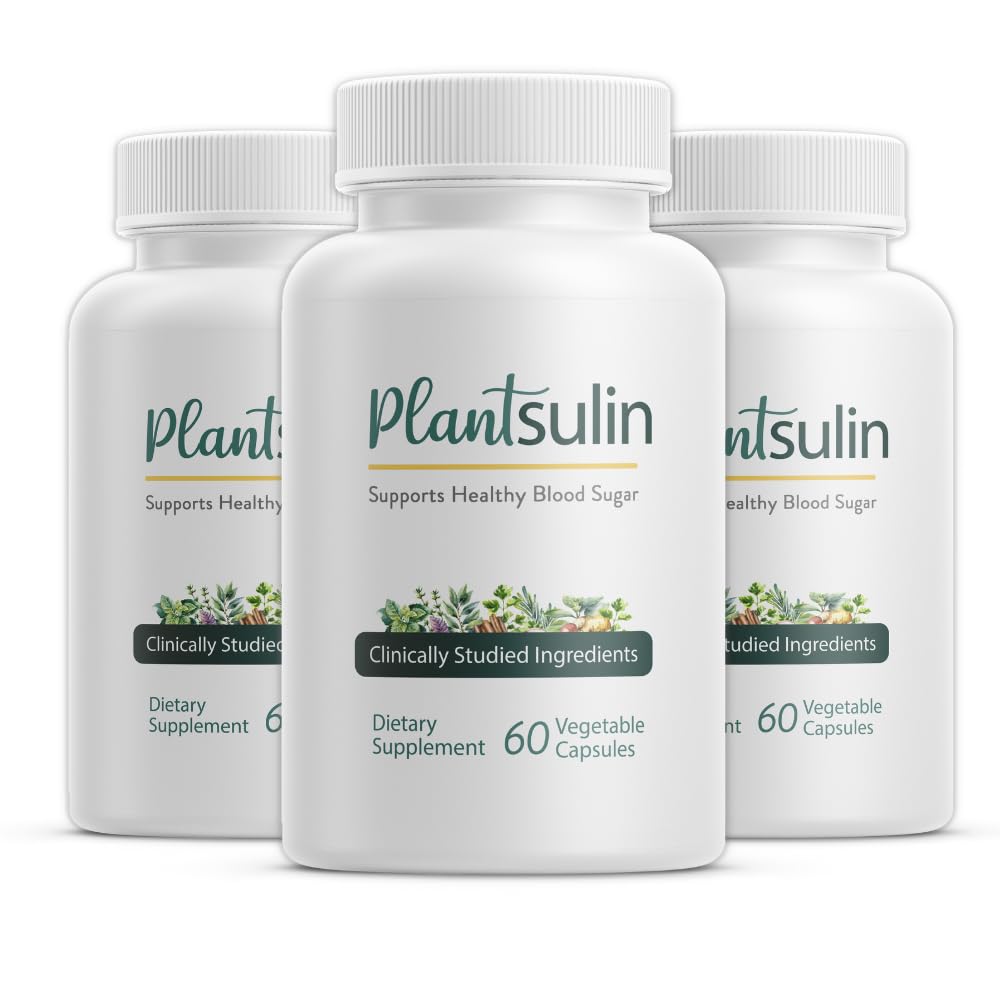 – Natural Blood Sugar Support Supplement - Herbal Blend with 11 Plant-Based Extracts - Promotes Metabolic Health &amp; Liver Support - 180 Capsules