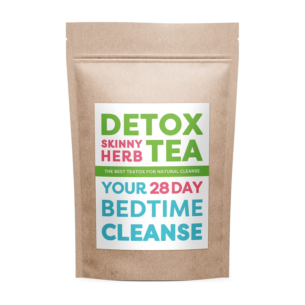 28 días tiempo de cama: Detox Skinny Herb - eficaz té de desintoxicación, mantenimiento limpio, 100% natural