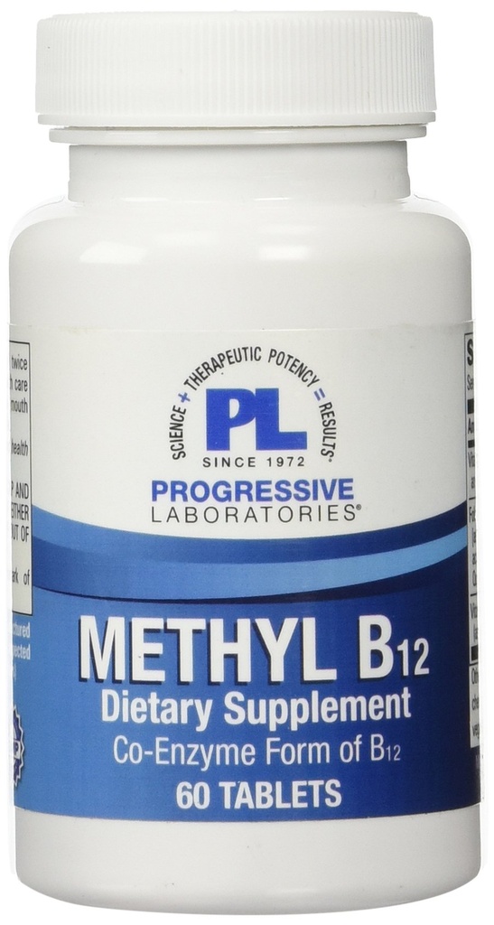 Suplemento del Metil B12 de Laboratorios Progresivos, 60 Conde