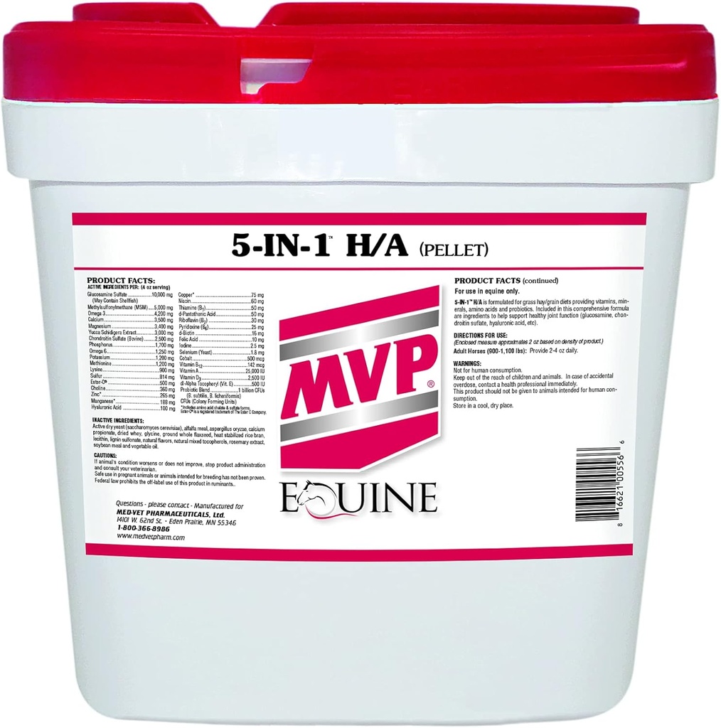 5-en-1 H/A (20lb) Todos en un solo soporte para caballos.