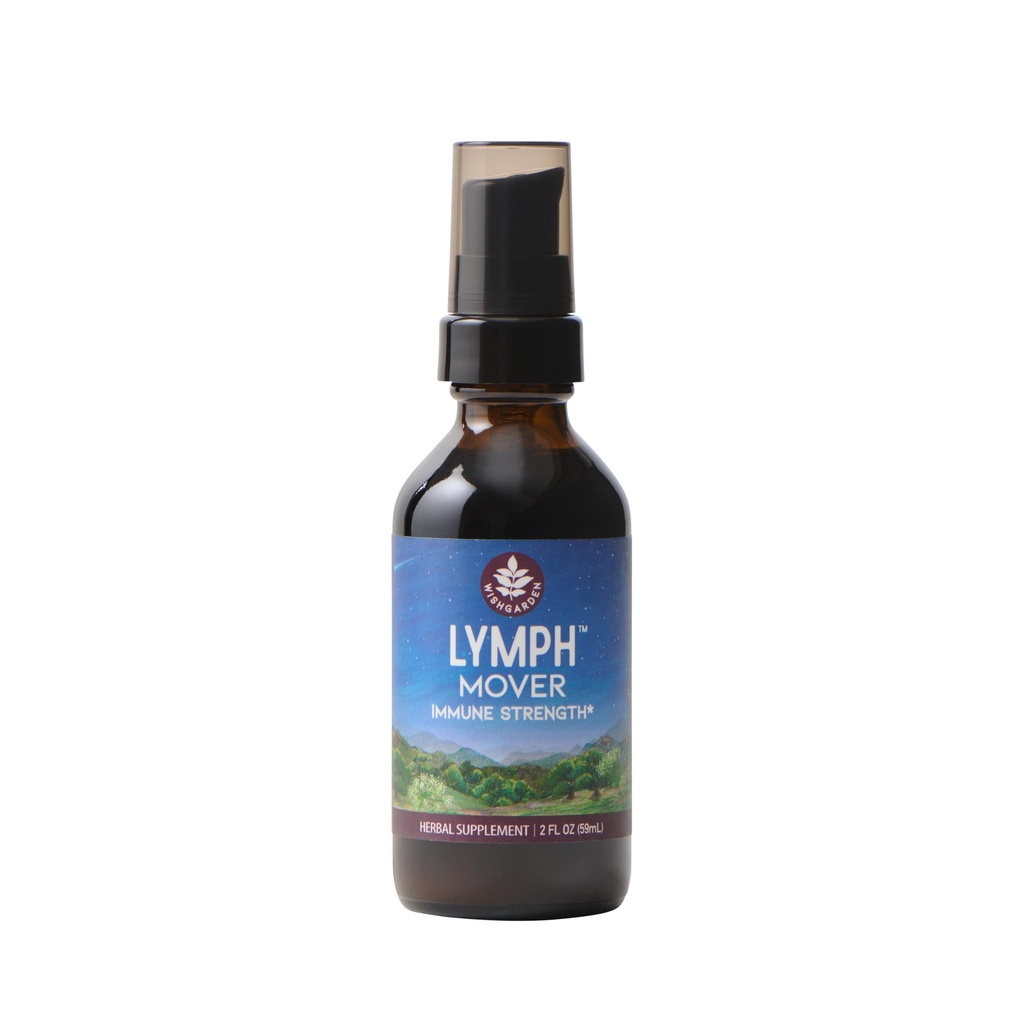 WishGarden Herbs Lymph Mover Immune Strength - Natural Herbal Limphatic Drainage y Limphatic Cleanse Suplemento con Echinacea para Immune Support, Supports Healthy Lymphatic System Function, 2oz