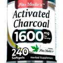 FITO MEDIC'S Lab ← Píldoras de carbón activadas soportan 1600 mg por Serving Silencio 240 Cápsulas ← Charcoal Capsules sometidos a Píldoras de carbón permanentemente alta absorción, s.