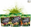 Opportuniteas Matcha Detox Tea Powder - Organic Turmeric Matcha Green Tea, Kidney Detox y Organic Liver Detox Bundle