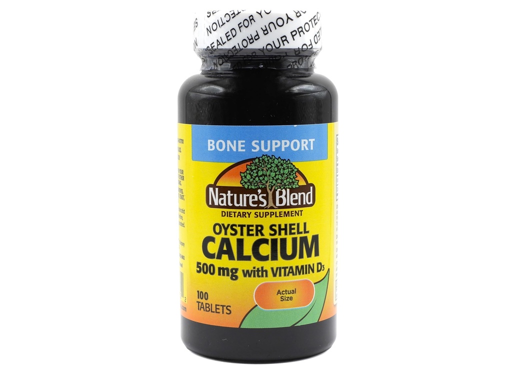 Oyster Shell Calcium con D3 100 Tabs