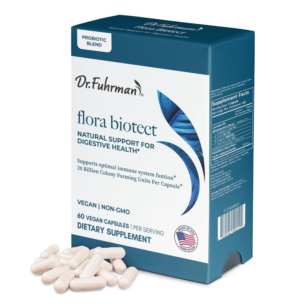 Dr. Fuhrman Flora Biotect, Probiótico, 60 cápsulas