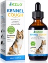 Tratamiento de tos de perro - Cajones de tos para perros, suplemento de tos 100% natural para perros, suplemento de alivio de la alergia para perros, gotas herbales para todas las razas