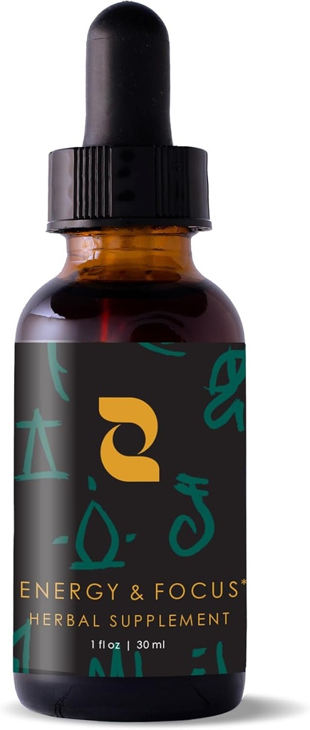 Redmint Energy & Focus Herbal Tincture ← Herbal Supplement Rooted in Ancient TCM Wisdom ← Apoyo natural para la energía y Sharpen Focus con Ashwagandha, Rhodiola,Schisandra, Holy Basil habit 30 ml