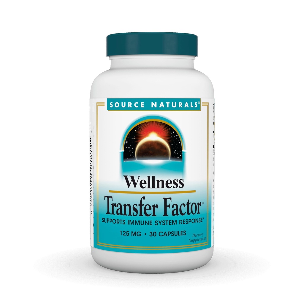Fuente Natural Wellness Factor de transferencia, soporta la respuesta del sistema inmune* 125mg - 30 cápsulas