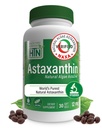 Health Thru Nutrition Astaxanthin Triple Strength 12mg Supplement 30 Softgels | AstaZine from Algae Organically Grown in Pristine Himalayan Water | Skin and Vision Support