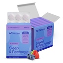 Neuro Melatonin 5mg El sueño &amp; Recarga Mints (72 piezas) - Fast Dissolve Melatonin Sugar Mints gratis con Lemon Balm &amp; Chamomile for Better Sleep - Calm Sleep Suplemento para adultos - Night Berry Flavor