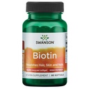 Swanson Super Strength Biotina Vitamina 10000 mcg 60 Sgels