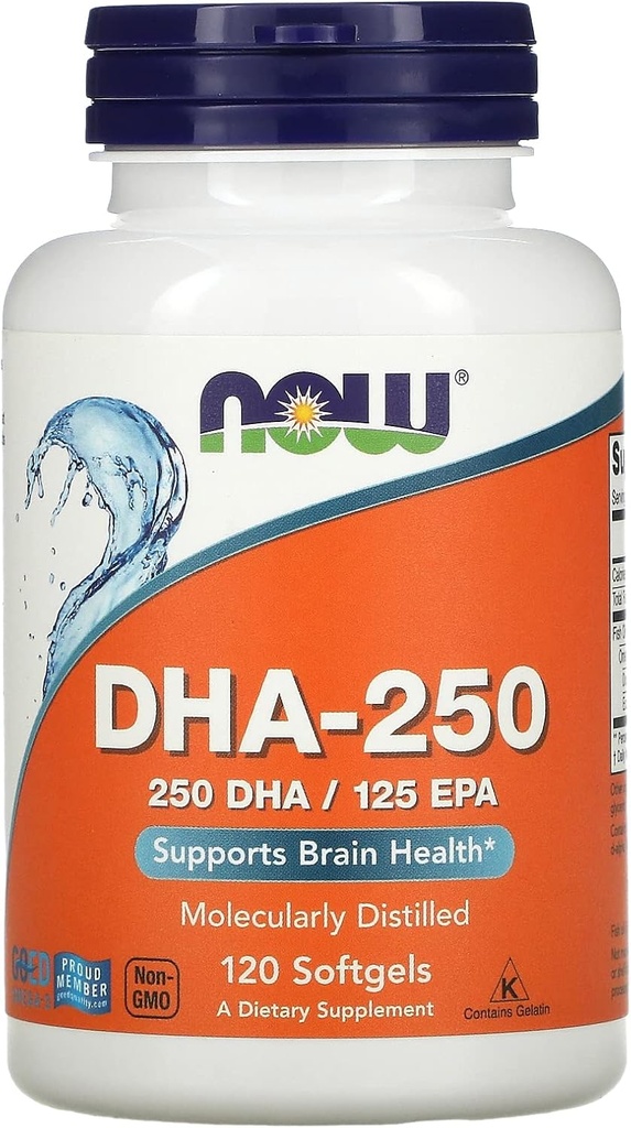 AHORA Alimentos DHA-250, 120 Softgels