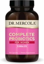 Dr. Mercola Probióticos Completos para Mujeres - Apoya Gut, Vaginal & Immune Health - Contiene Estrenos Lactobacillus - No GMO, Libre de gluten & Soy-Free - 90 cápsulas (90 servidumbres)