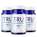 TRU NIAGEN Patented NAD Supplement for Anti Aging and Cell Regeneration, 300mg Niagen, 30 Servings ← Soportes Cellular Energy, Brain, Muscle ← Nicotinamide Riboside (NR) Take 1 Daily TEN 3 Botellas