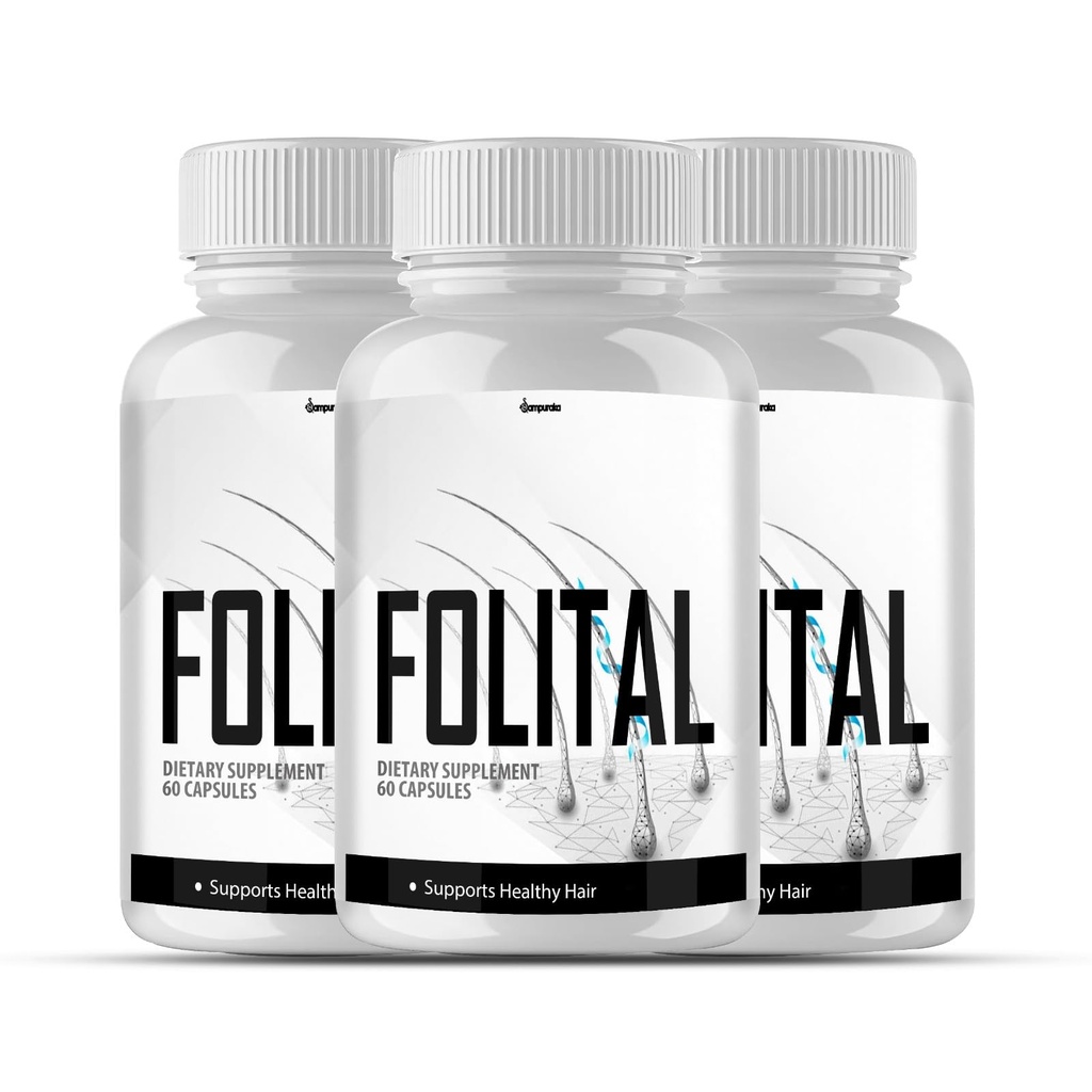 Folital New Advanced Formula Supplement - 3 Packs 90 Days Supply