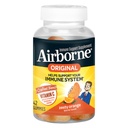 Airborne Vitamin C 750mg (por servicio) Zesty Orange Flavored Gummies (42 Cuenta en una botella), Gluten-Free Immune Support Suplemento con Vitaminas A C E, Selenium, Echinacea, Ginger, Antioxidante