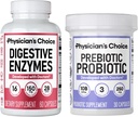 CHOICE del Médico Prebiótico-Probiótico + Digestivo Multi-enzimas 60CT - Digestive Health Bundle