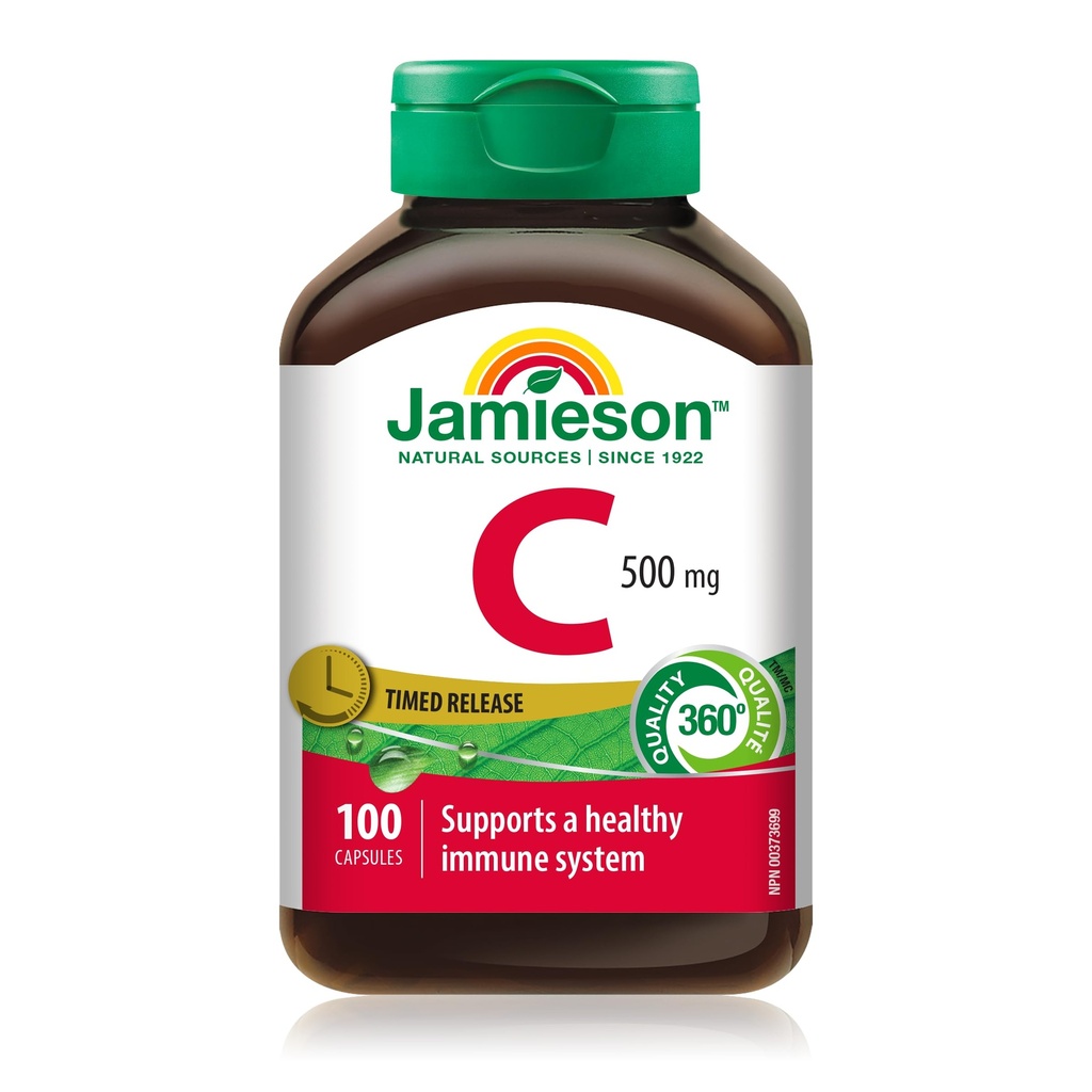 Jamieson Vitamina C 500 mg Cápsula de liberación de tiempo
