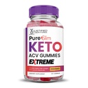 Laboratorios Justificados Pure Slim Keto ACV Gummies Extreme 2000MG PureSlim Keto Gummies Advanced Formula Apple Cider Vinegar con Pomegranate Beet Juice Powder B12 Vegan Non GMO 60 Gummys
