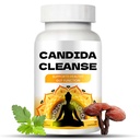 Candida Cleanse - Soporte Gut & Colon, Fórmula avanzada - Hoja de orégano, Wormwood, Nogal Negro, Ácido caprílico