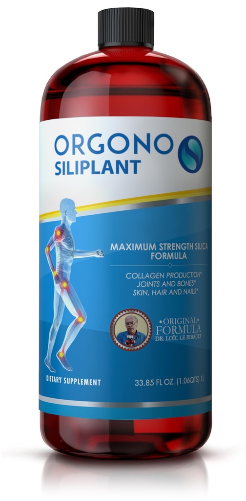Orgono Living Silica Siliplant ANTE Vegan Collagen Booster TENIDO Apoyos Saludable Collagen y Elastin Producción para el Soporte Conjunto de Huesos, Esquí de Glowing, Pelo fuerte &amp; uñas. 66 Servicios