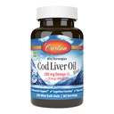 Carlson - Cod Liver Oil Minis, 280 mg Omega-3 + Vitaminas A &amp; D3, Heart Support " Cognitive Function, Vision Health, 250 Mini Soft Gels