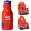 Más laboratorios de foco líquido, bebida inteligente nootrópica con potentes antioxidantes " hierbas adaptógenas para la energía y la concentración, 150 mg de cafeína (Pack of 24)