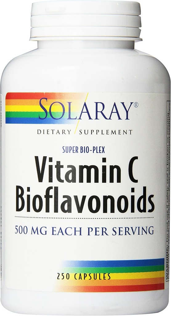 Solaray C Super Bio-Plex Suplemento, 250 Conde