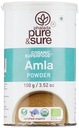 Puro &amp; Seguro Orgánica Amla Powder ← Herbal Superfood Suplementos Silenciosos Inmunity Booster, Orgánica Fiber Suplemento, No GMO, No Preservative TEN 100gm