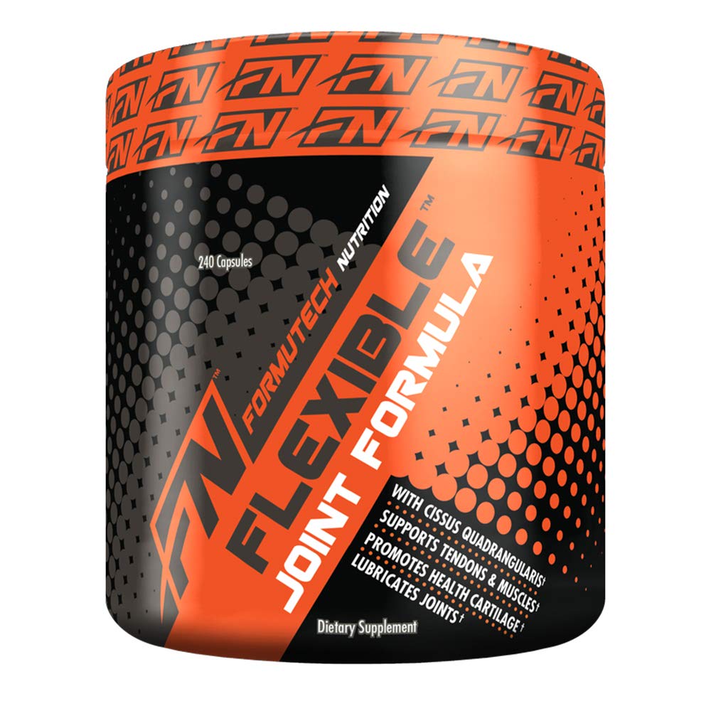 Flexible Joint Formula | Complete Support for Joints, Bones, & Connective Tissues | Promotes Uptake of Sulfates | 240 Capsules