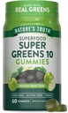 La verdad de la naturaleza Super Greens Gummies ← 60 Conde ← Vegan, No GMO & Gluten Free ← Real Greens