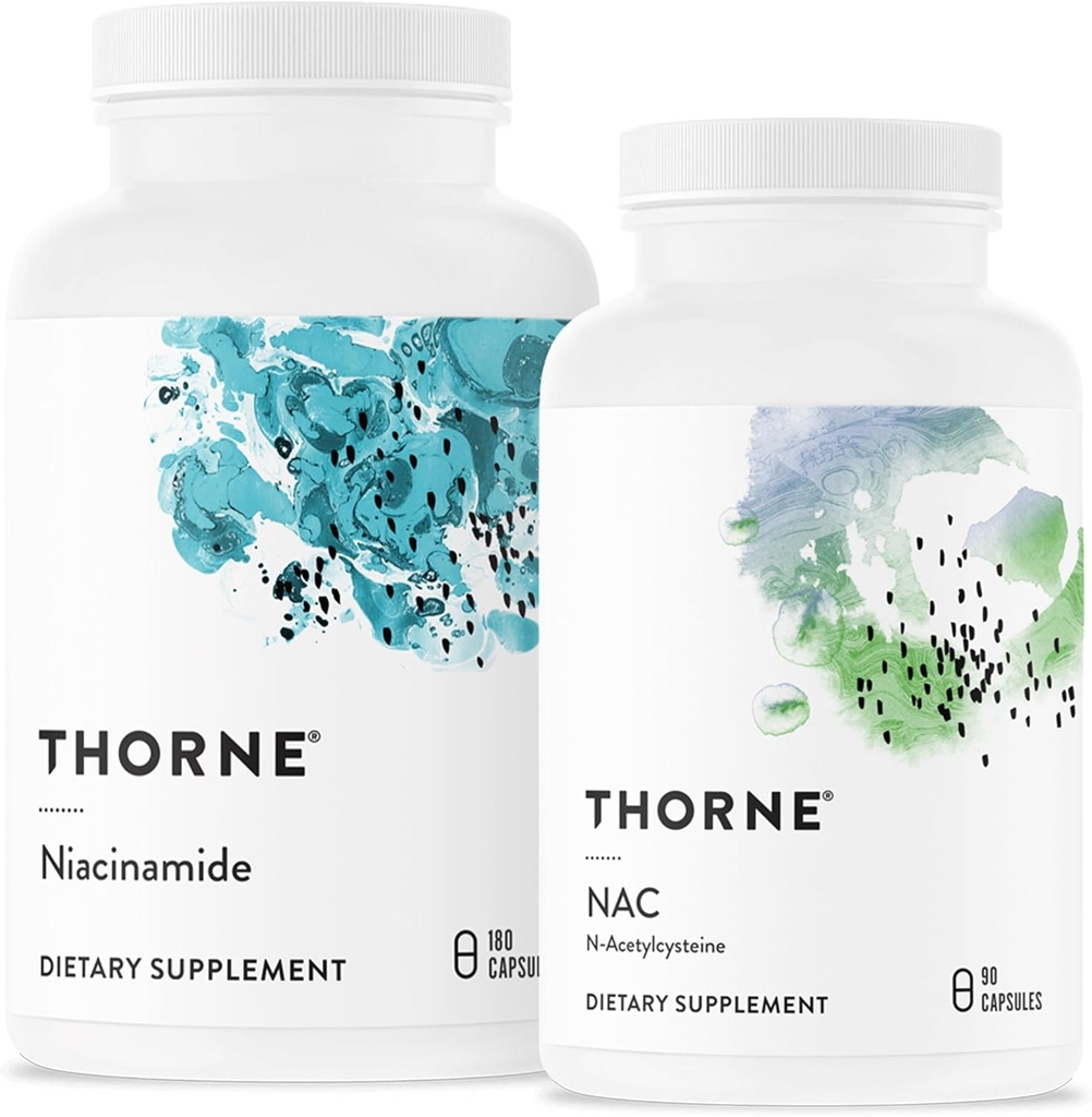 THORNE - Immune & Joint Support Bundle - NAC & Niacinamide - 30 a 90 Servings