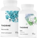 THORNE - Immune & Joint Support Bundle - NAC & Niacinamide - 30 a 90 Servings