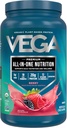 Vega All in One Nutrition Organic - 20g Plant-Based Pea Protein, Berry, 20 Servings, Vitaminas A & C, Probiotics, Greens, Vegan, Keto, Gluten Free, 24.3oz (Paquete mayo Vary)