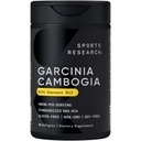 Investigación Deportiva Extracto de Garcinia Cambogia (60% HCA) con Aceite de Coco Orgánico Extra Virgen Silencioso no GMO, Soy &amp; Gluten Gratis (90 Liquid Softgels)