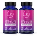 Balance de hormonas naturales de flujo y flujo para las mujeres - PMS &amp; Alivio de la menopausia para los cáñamos, mudos de muda " Night Sweats with Donq Quai " Black Cohosh for Menopause - 60 cápsulas Vegan (2 Pack)