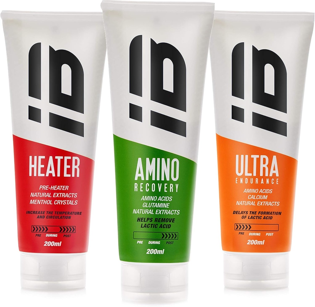 Cremas KIT 3 INBIKE (Heater + Amino + Ultra)