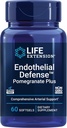 Extensión de la vida Endothelial Defense Pomegranate Plus – Pomegranate Seed, Flower And Fruit Extract Formula Supplement for Heart and Endothelial Health – Gluten-Free, Non-GMO – 60 Softgels