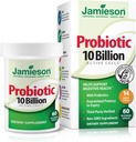 Jamieson Probióticos 10 Billones - Suplemento Probiótico diario para la digestión, Restaurar Gut Health y Immune System Support - Probióticos para Mujeres y Hombres (60 Cuenta).